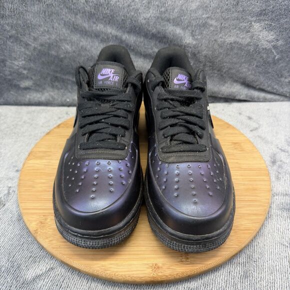 Nike Air Force 1 Shoes Mens Size 9.5 Purple Black Basketball Sneakers AJ3664-500 main image 7